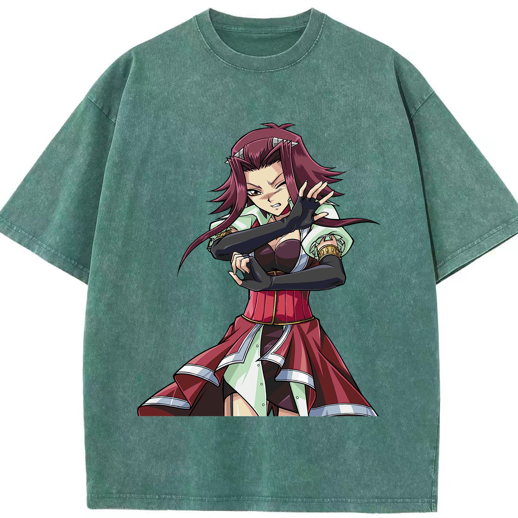 （画像用） 遊☆戯☆王 Yu-Gi-Oh! 綿100% ヴィンテージ風 半袖Tシャツ（フロントプリント）